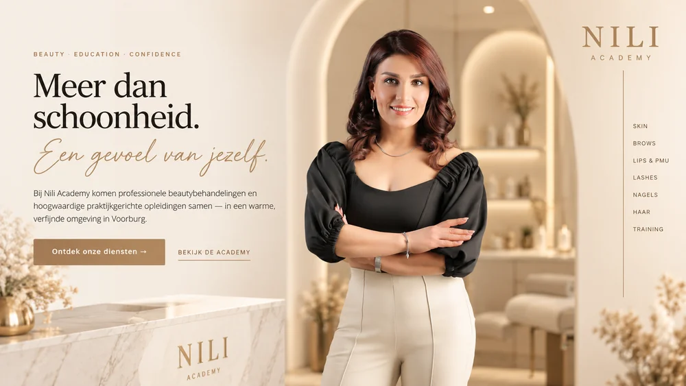 Professionele beauty en make-up uitstraling van Nili Academy